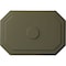 Ekena Millwork Felix Ceiling Medallion, Hand-Painted Painted Turtle, 25 1/4"W x 17 1/4"H x 1 3/4"P CM25FEPTF - alternate 1